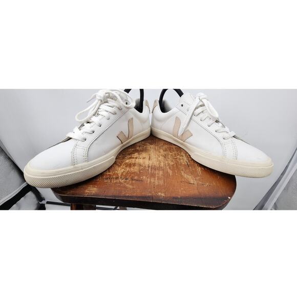 Veja Esplar Sneakers White Leather Size 8 - Picture 7 of 9
